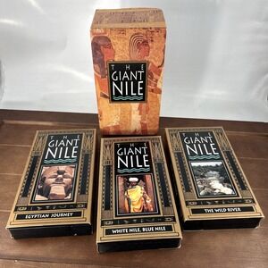 The Giant Nile (VHS, 1993, 3-Tape Box Set) Vintage‎